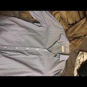 Michael Kors Plaid Dress Shirt
